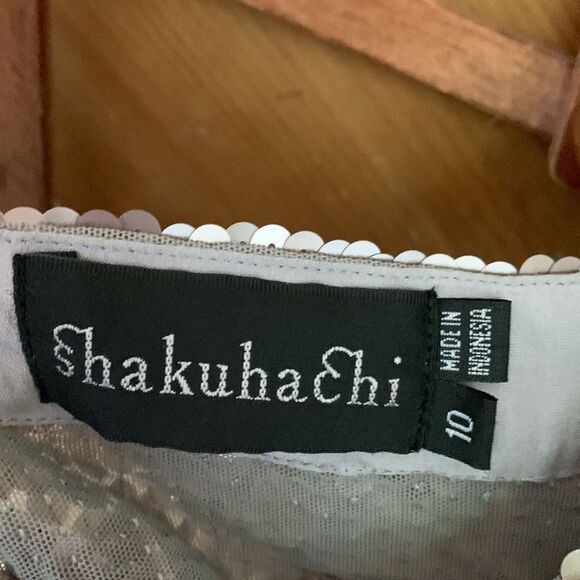 Shakuhachi gray sequin sleeveless mini dress - Picture 5 of 10